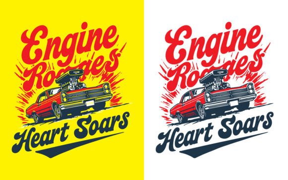 Car Lover Typography: Bold EPS Templates for Designers