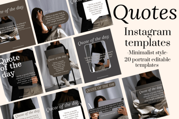 Craft a Cohesive Feed with Minimalist Instagram Quotes Templates
