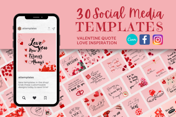 Crafting Consistent Romance: Valentine Love Quotes Canva Templates