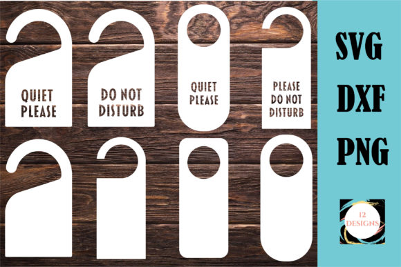 Door Hanger SVG Templates: Practical Craft Files