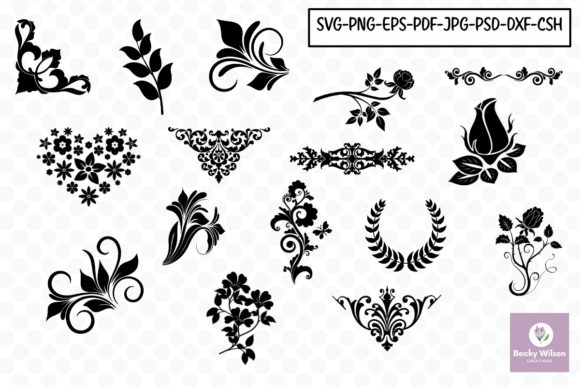 Floral Shapes and Templates: A Designer's Botanical Toolkit