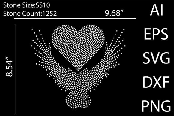 Love Wings Rhinestone Templates: A Guide to Sparkling Designs