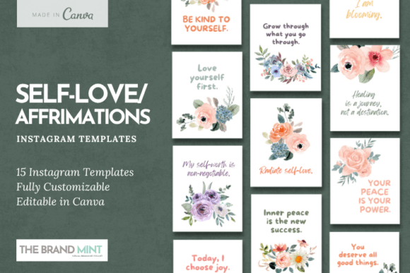 Self-Love Quotes Instagram Templates: Instant Feed Inspiration