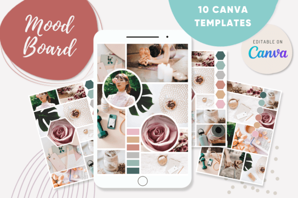 Streamline Your Creative Process with Canva 10 Mood Board Templates