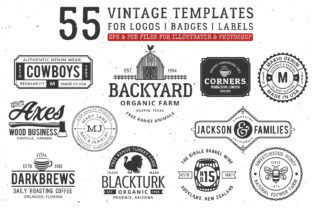 Timeless Branding: Unlocking 55 Vintage Logo Templates