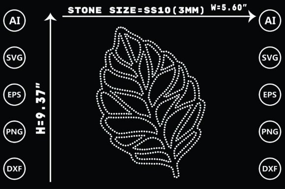 Unveiling the Elegance of Leaves Rhinestone Templates Design